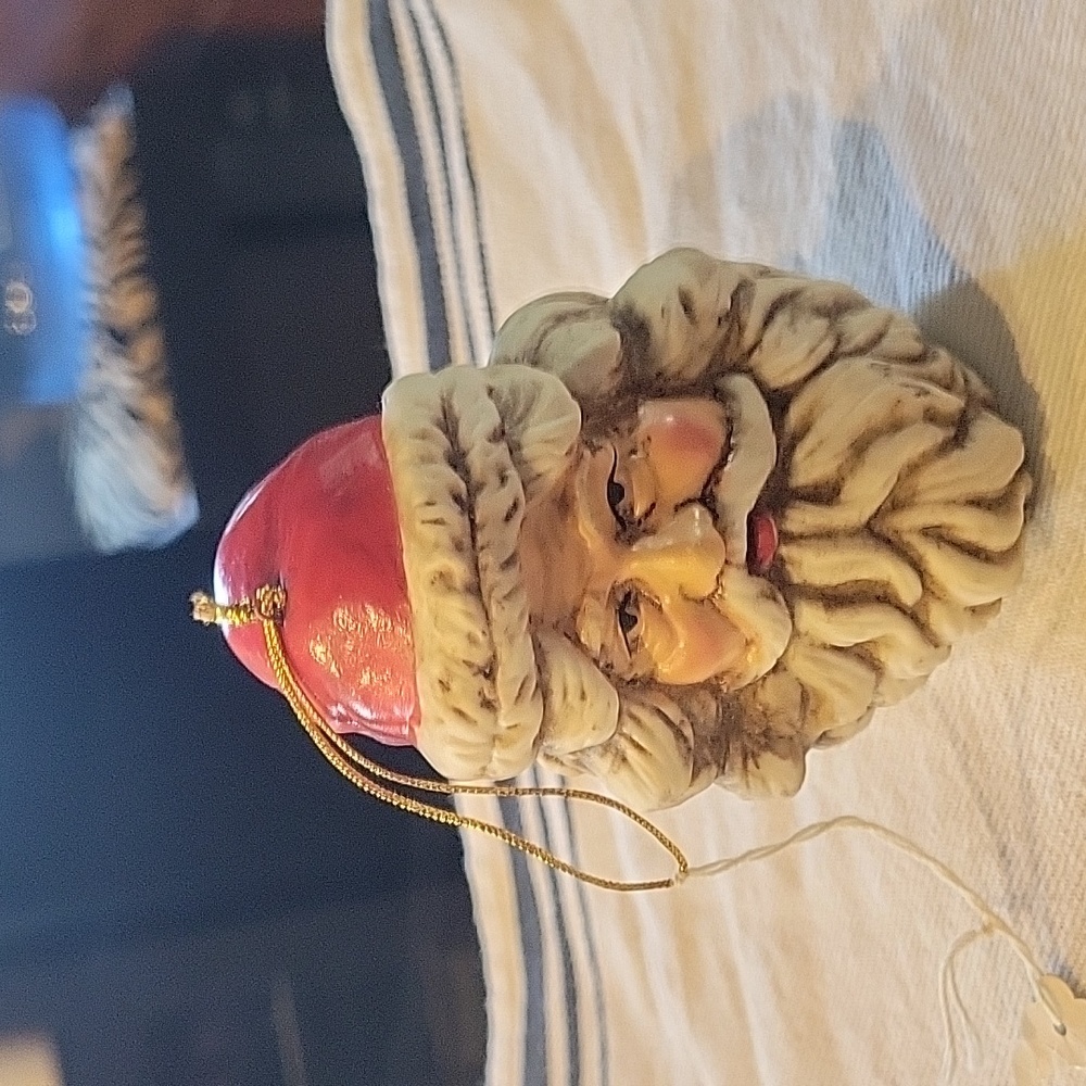 5 For 25.00/Santa Ornament,New Vintage